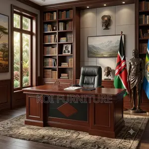 Office Desk; 1.8 Meter Executive Mahogany Governor Office Desk