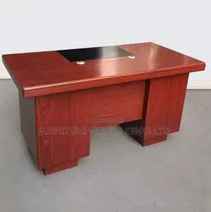 1.4m Executive Mahogany Brown Desk