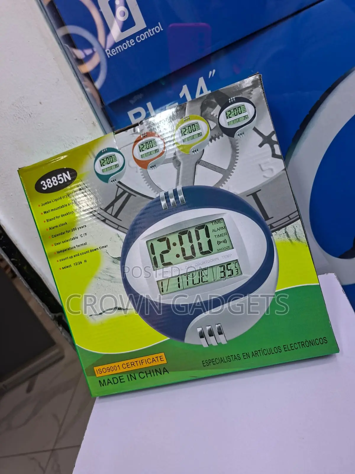 Kadio 3885n Desktop Digital Clock With Alarm Function
