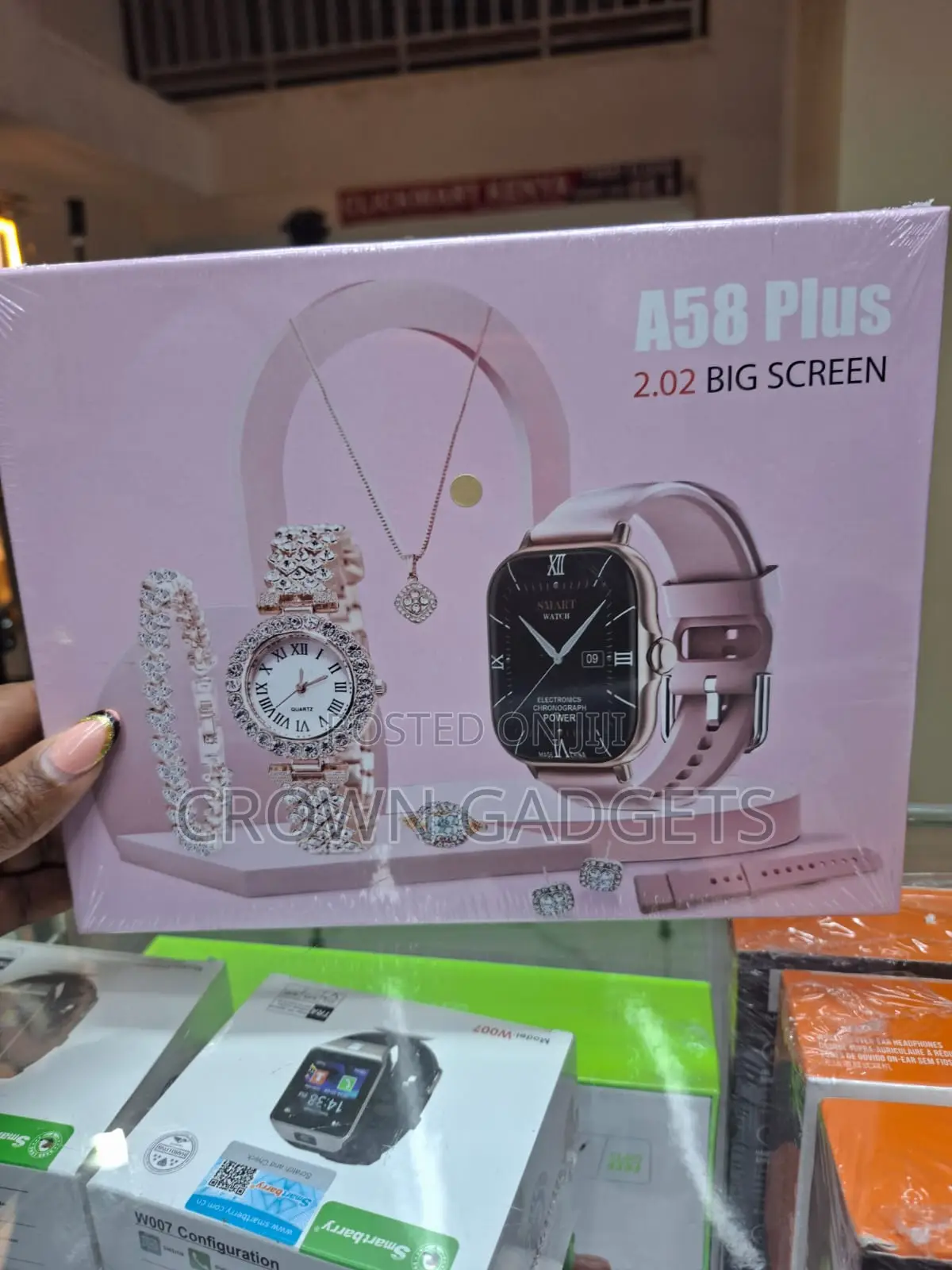 A58 Plus Bluetooth Smart Watch With Luxury Gift Box