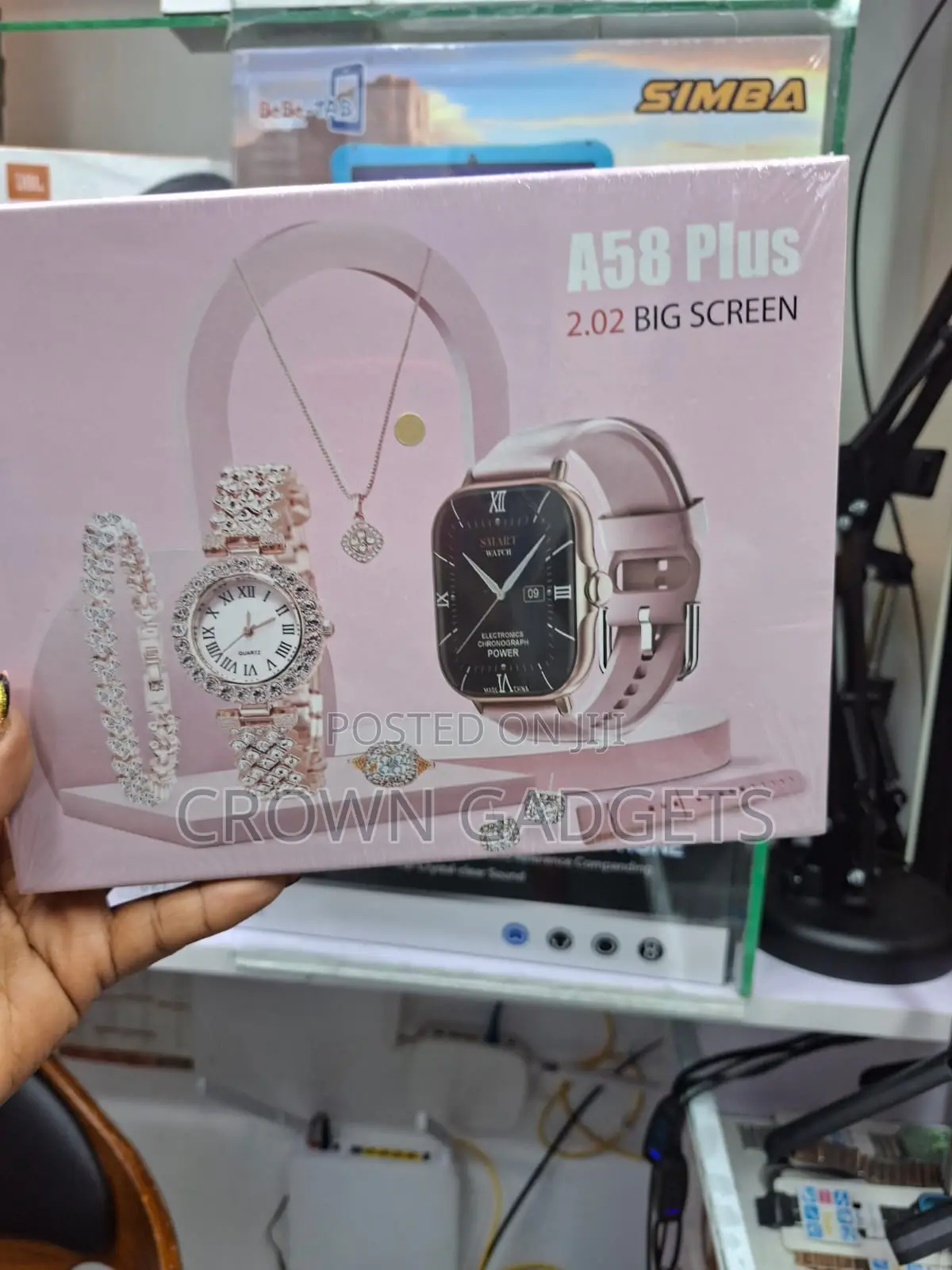 A58 Plus Bluetooth Smart Watch With Luxury Gift Box