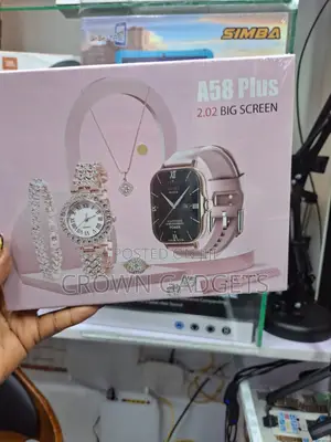 A58 Plus Bluetooth Smart Watch With Luxury Gift Box