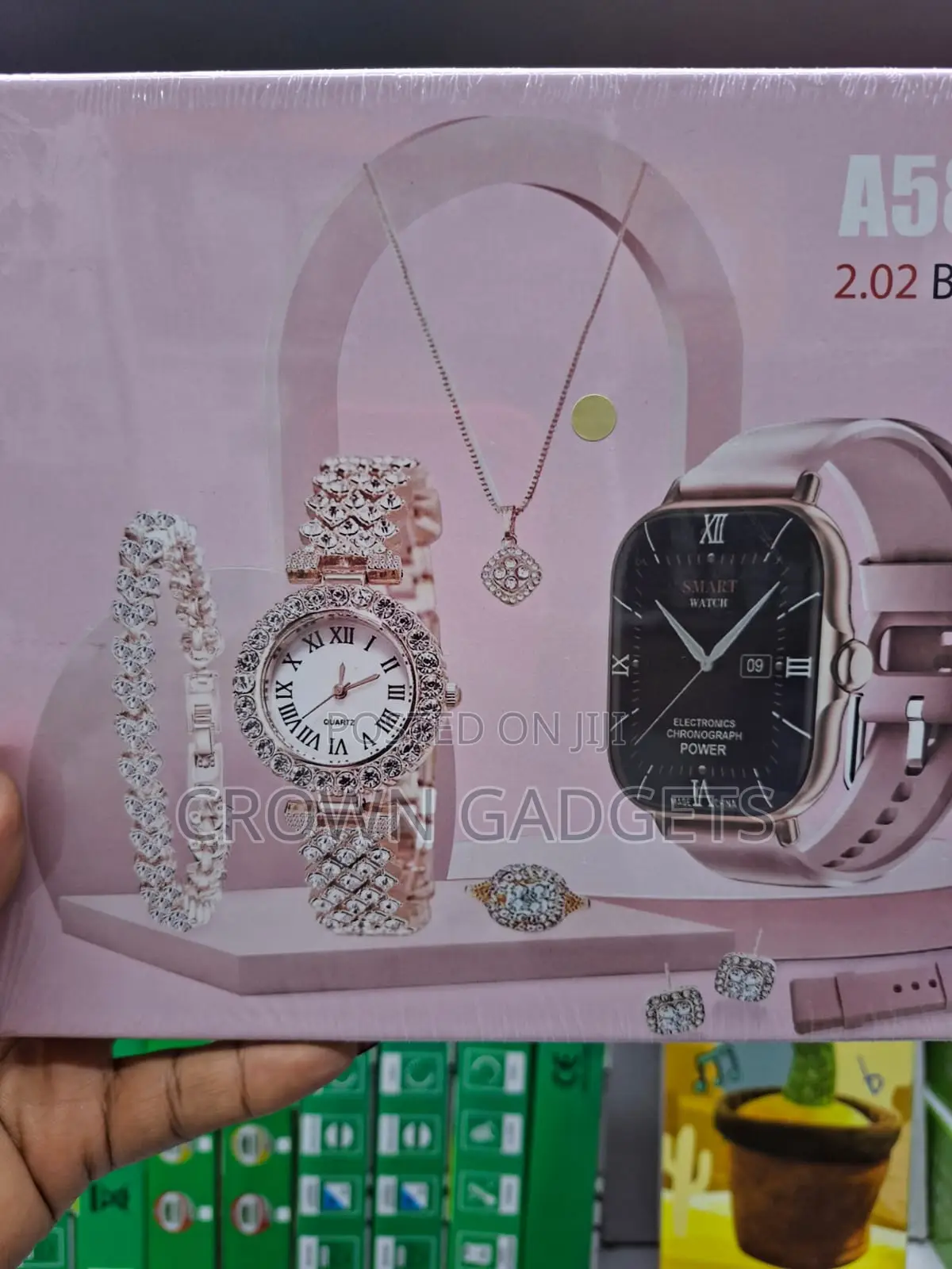 A58 Plus Bluetooth Smart Watch With Luxury Gift Box