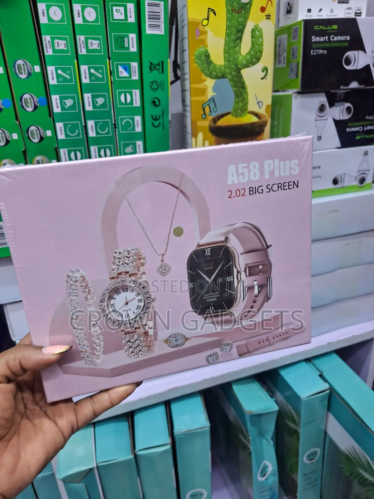 A58 Plus Bluetooth Smart Watch With Luxury Gift Box