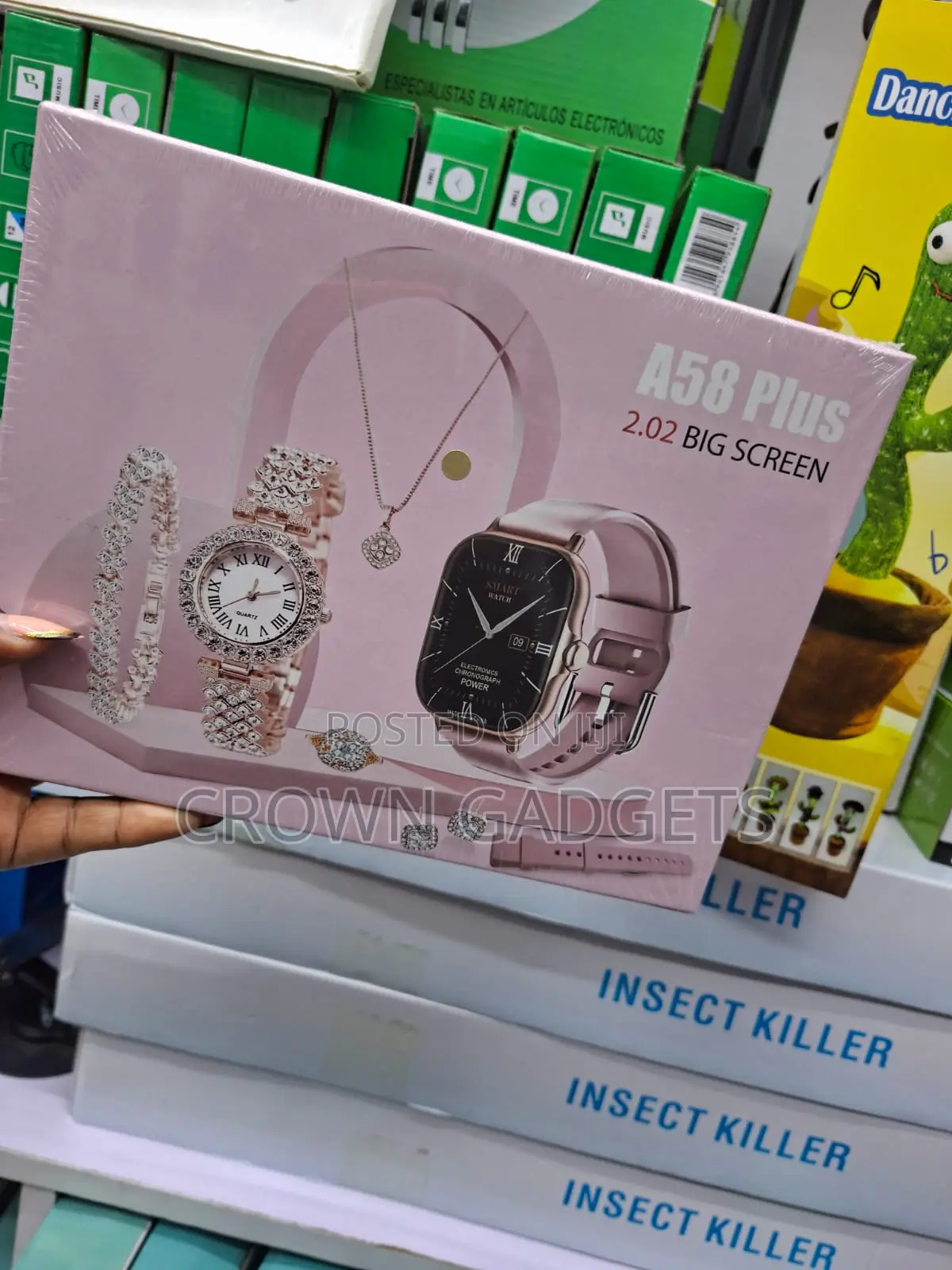 A58 Plus 2.02 Inch Bluetooth Smartwatch Luxury Gift Box