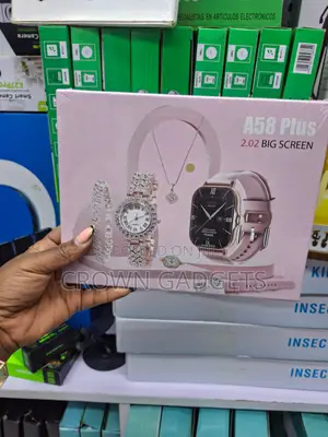 A58 Plus Women's Smartwatch 8 Piece Gift Collection