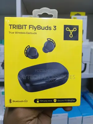 Tribit Flybuds 3 True Wireless Earbuds Black Charging Case