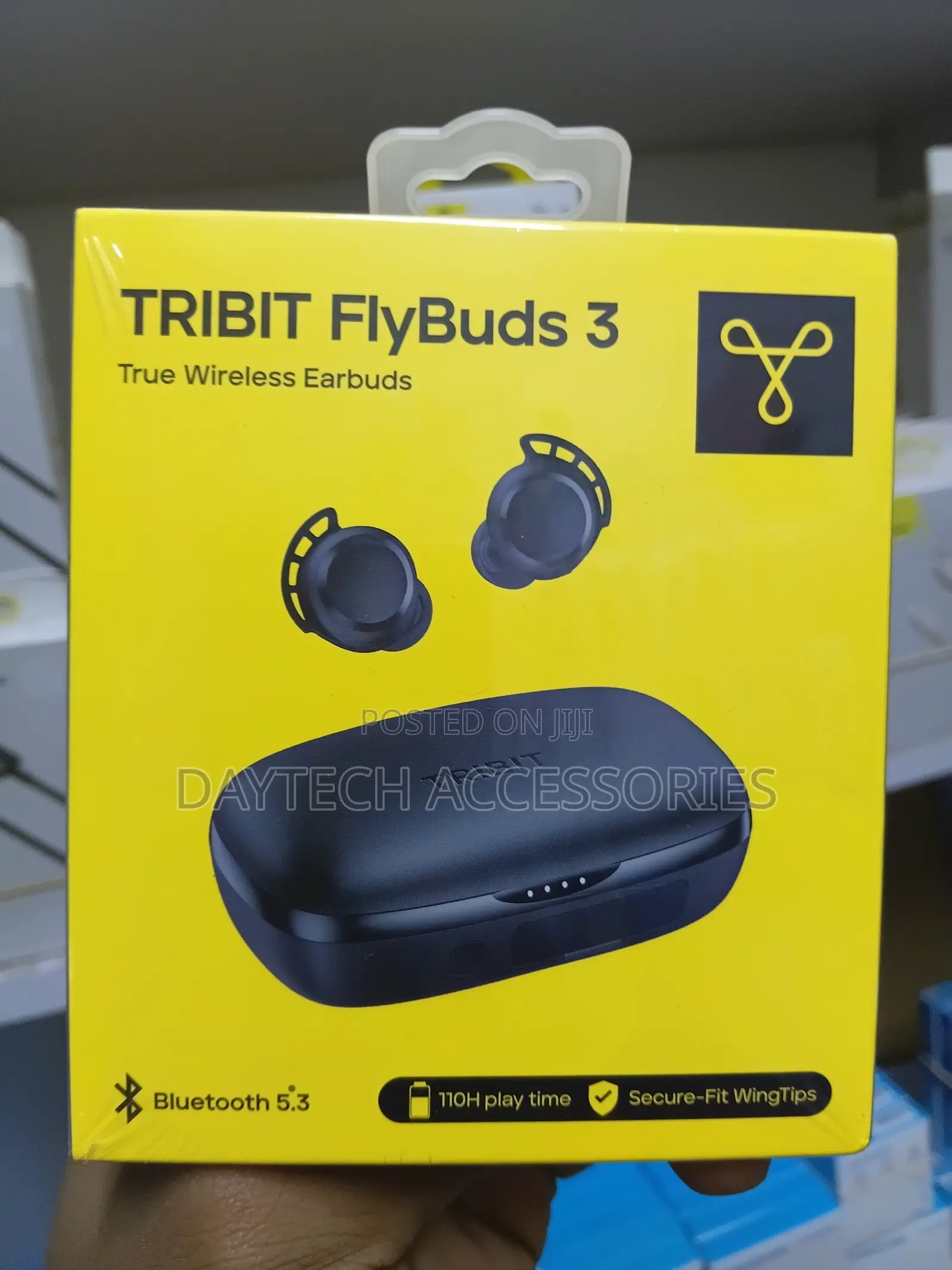 Tribit Flybuds 3 True Wireless Earbuds Black Charging Case