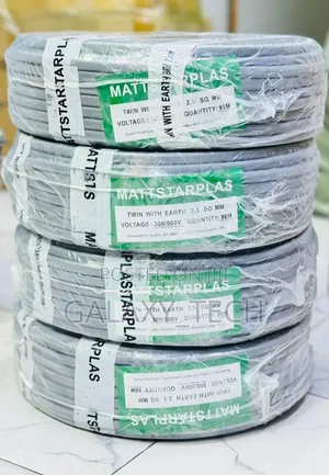 2.5mm Mattstarplas Cable Coil(Twin With Earth 90m)