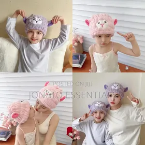 Microfiber Hair Drying Towel Wrap Cap for Women Kids