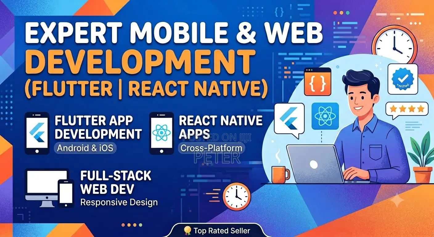 Mobile Web Dev | Flutter, React Native, Full-Stack