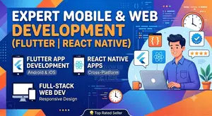 Mobile Web Dev | Flutter, React Native, Full-Stack