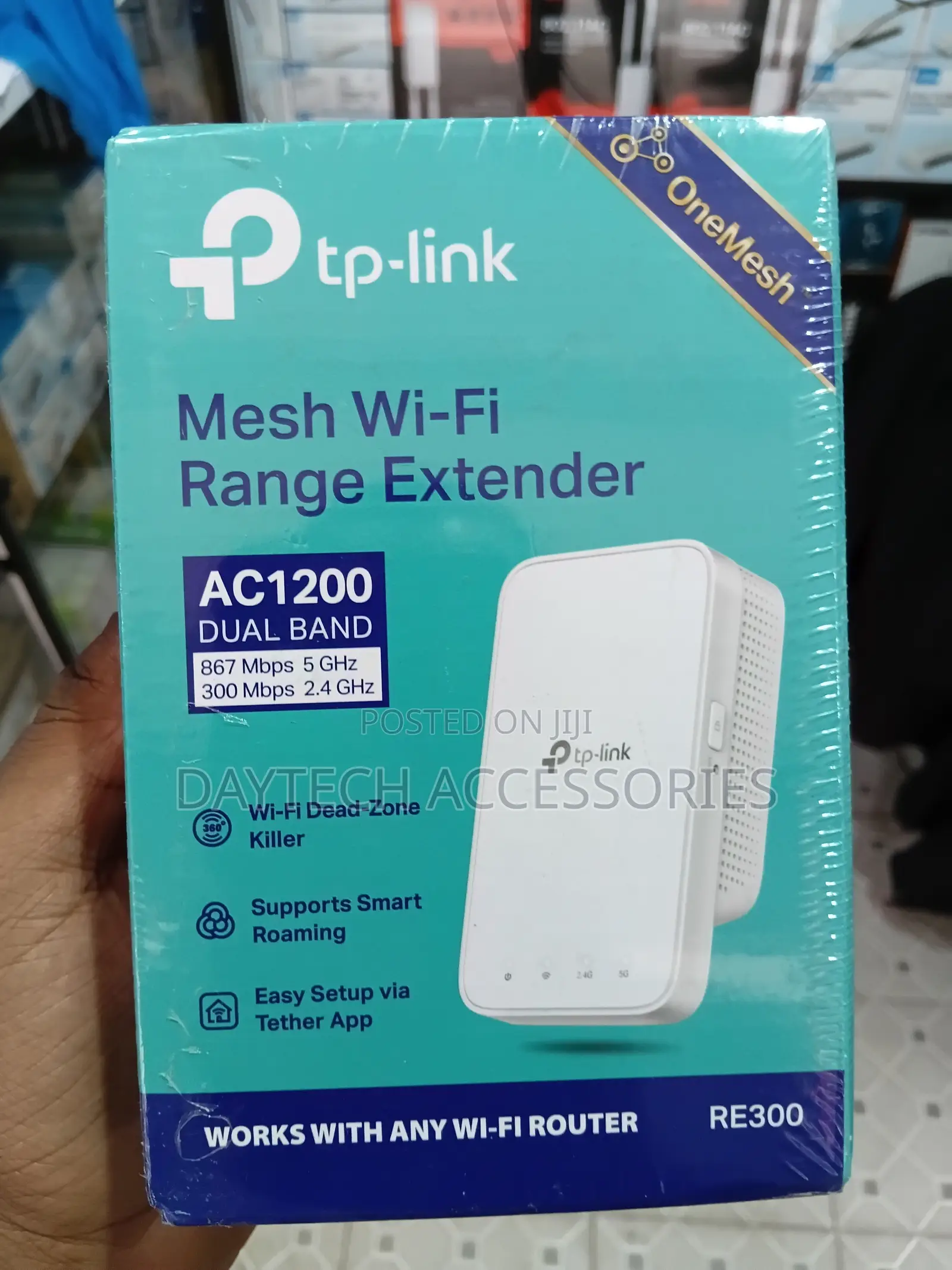 This Is a Tp-Link Re300 Ac1200 Mesh Wi-Fi Range Extender