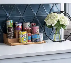 Natural Bamboo 3-Tier Spice Rack