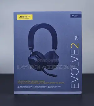 The Jabra Evolve2 75 Wireless Headset - Black