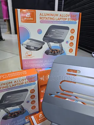 High-Grade Aluminum Alloy Laptop Stand Jeqang Jp-H632 (360° Swivel)