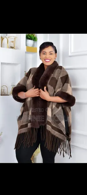 Super Soft Woolen Poncho Kenya Style