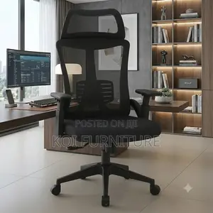 Office Chairs; High Executive Fabric Chair With Headrest