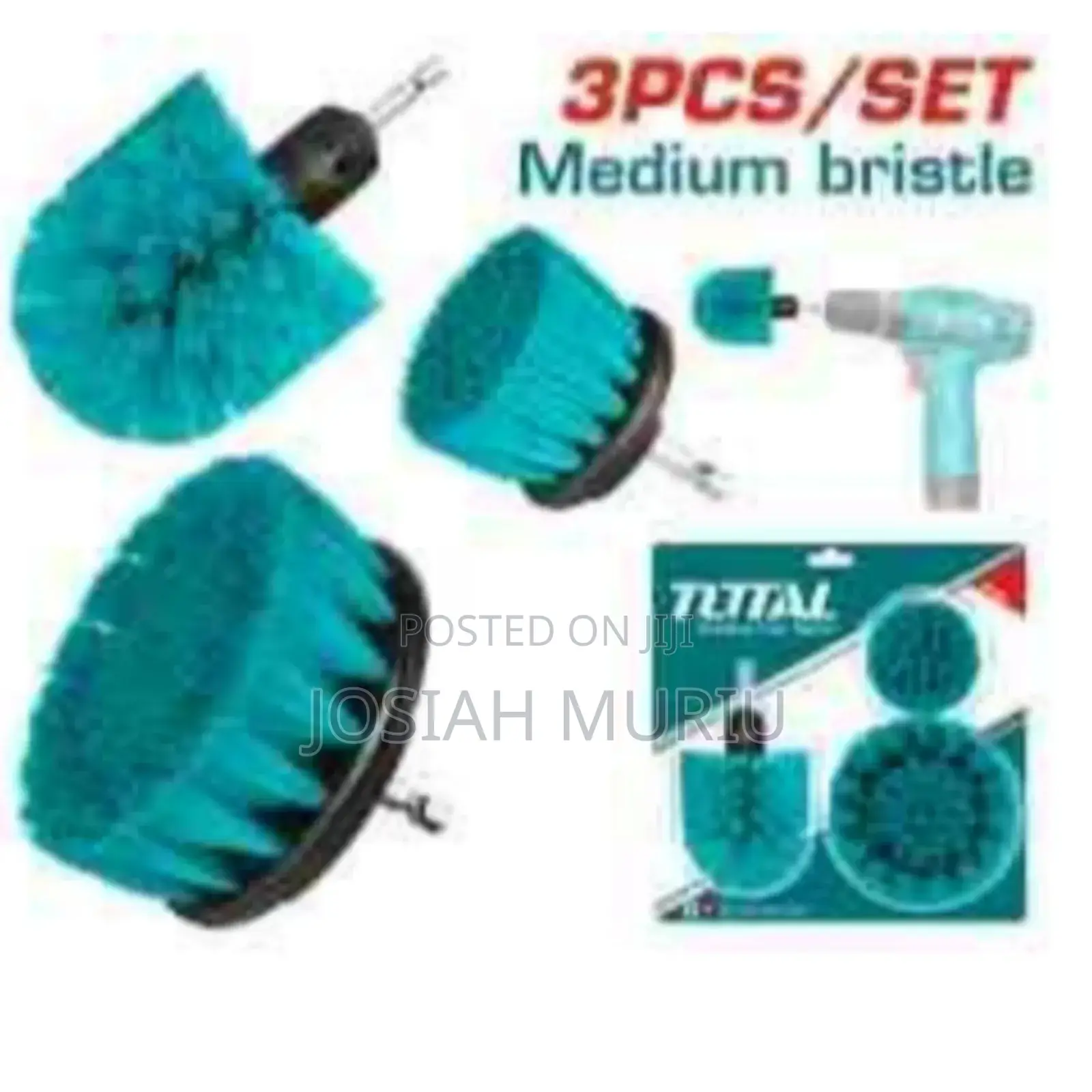 3pcs Medium Bristle Brush
