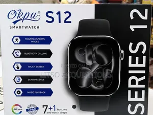Okpu S12 Smart Watch Series 12 – Bluetooth Calling Amoled Display
