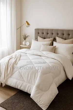 Luxurious White Binded Duvets