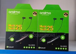 Oraimo Music 25 Wireless Neckband Earphones Bluetooth Headphones