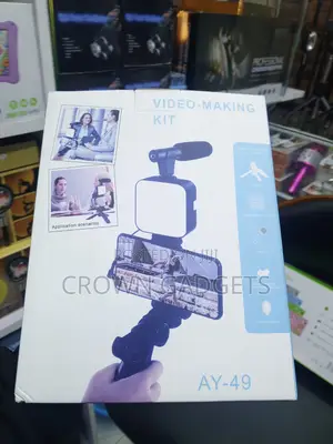 Ay-49 Smartphone Vlogging Kit With Bluetooth Remote