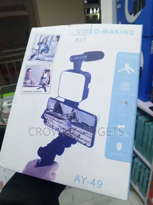 Ay-49 Smartphone Vlogging Kit With Bluetooth Remote