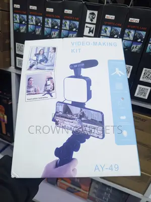 Ay-49 Smartphone Vlogging Kit With Bluetooth Remote