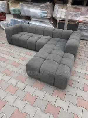 5-Seater Charcoal Bubble Sofa: Order Now, Pay on Delivery!