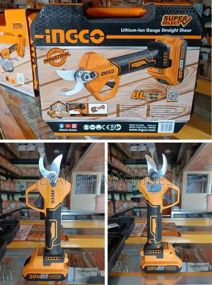 Ingco Cordless Pruning Shears /Branch Cutter