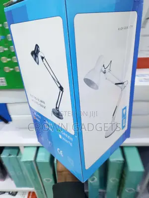 Black Adjustable Metal Desk Lamp for Study Office and Reading