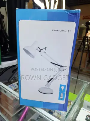 Adjustable Black Metal Desk Lamp With Swing Arm for Office