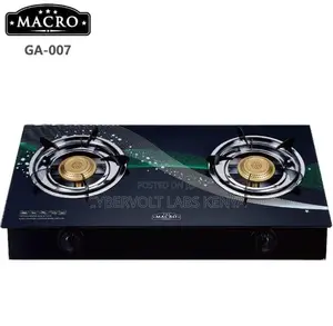 Macro Ga-007 2-Burner Glass Top Gas Stove