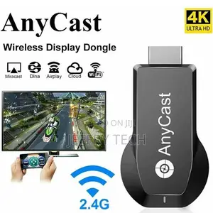 Anycast HDTV Wireless Display Adapter – Screen Mirroring Dongle - Bl