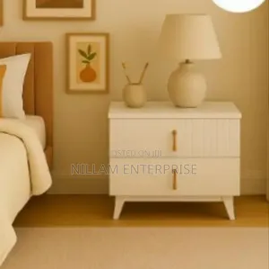 Two Drawer Bedside Table