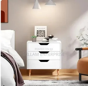 Wooden Bedside 3 Drawers Chest*