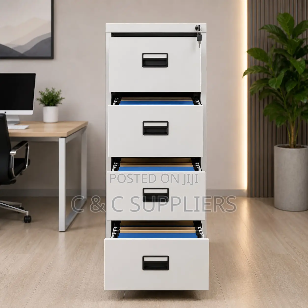 4 Drawer Office Locker.