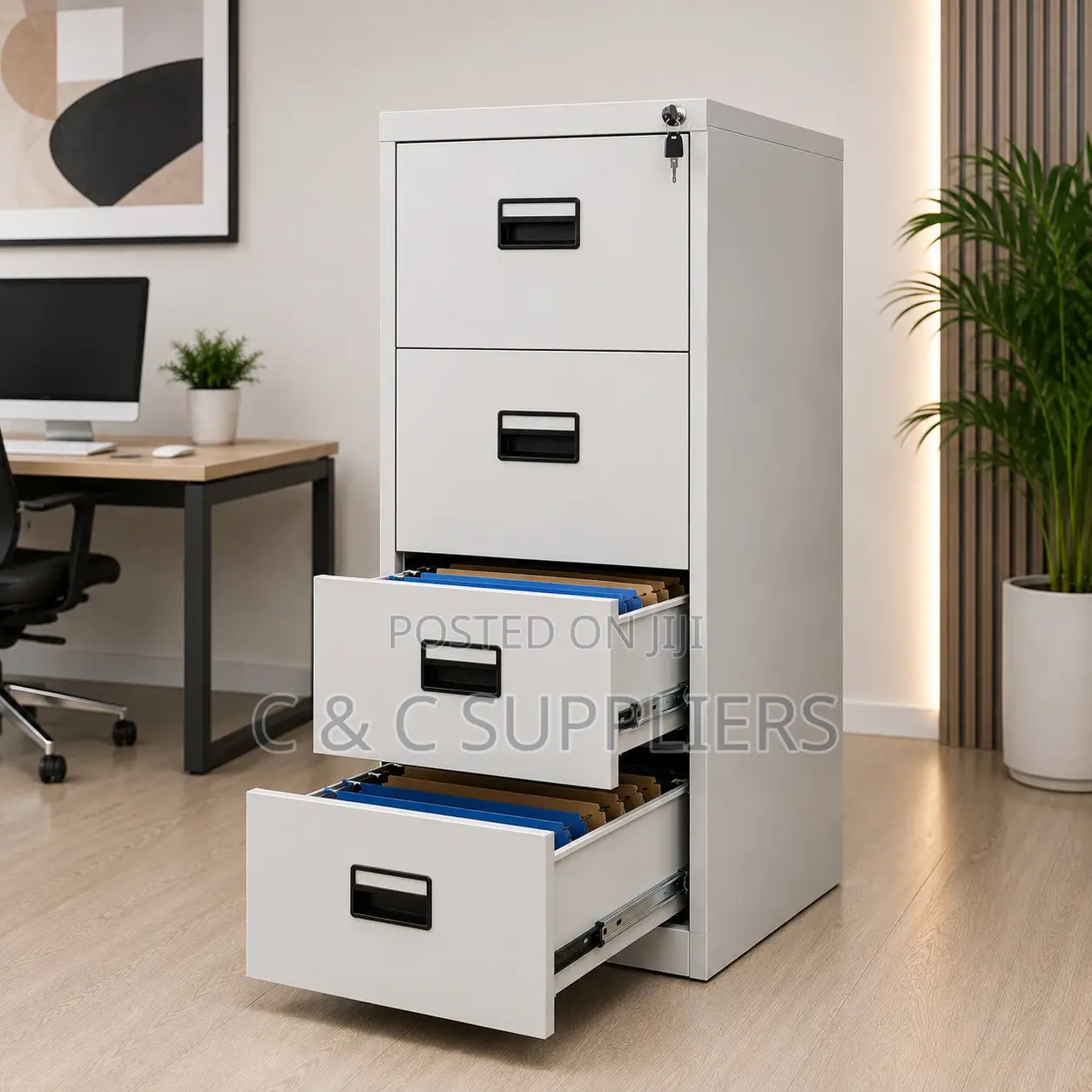 4 Drawer Office Locker.
