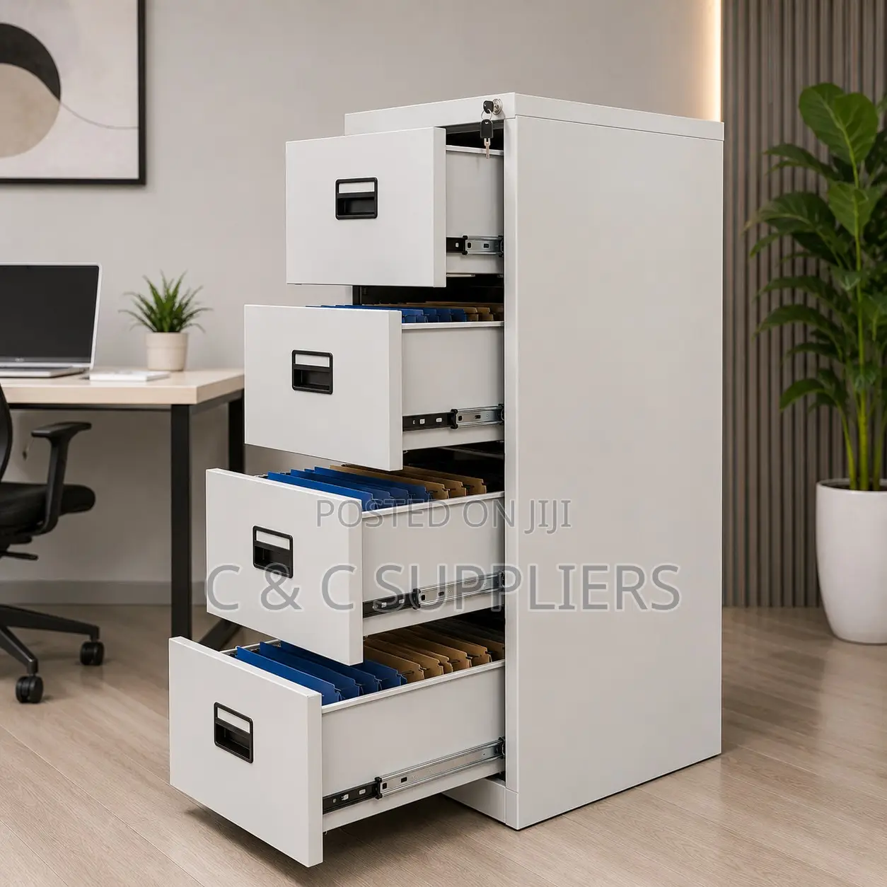 4 Drawer Office Locker.