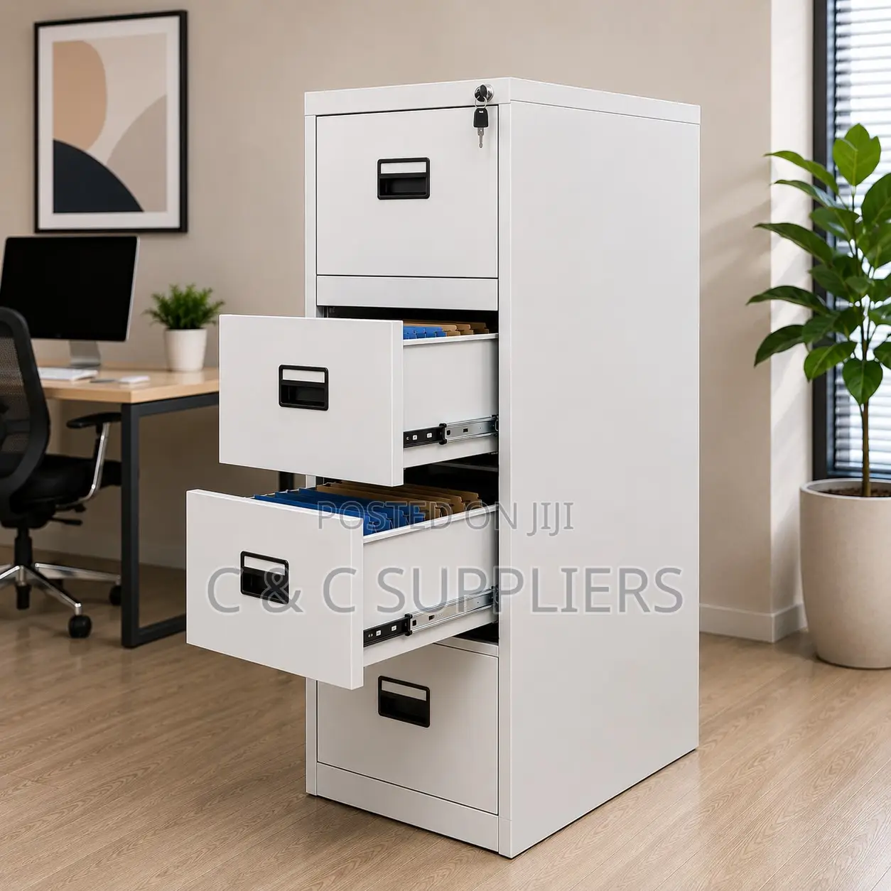 4 Drawer Office Locker.