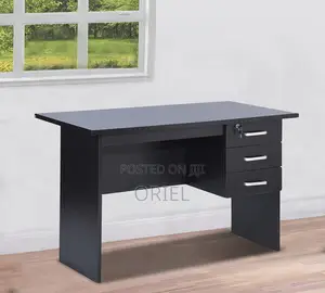 Office Desk : 90cm Black Office Study Desk.