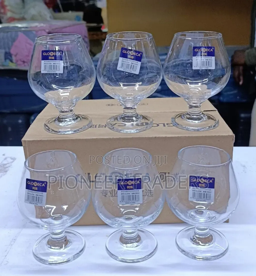 6pcs 280ml Cognac Glasses