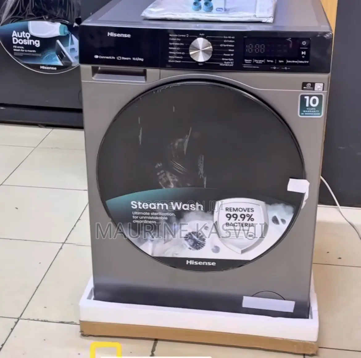 Hisense 10.5kg/6kg Front Load 10 Years Warranty