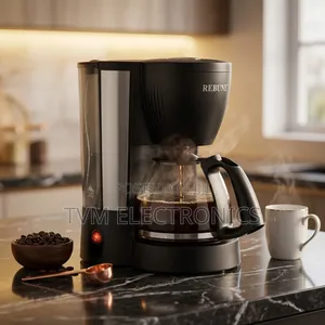 Rebune Re-6-019 Coffee Maker 1.25l - Black (1yr Wrty)