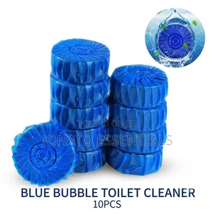 Blue Bubble Toilet Cleaner Tablets 10-Pack Flush Tank Deodorizer