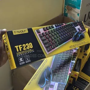 Rainbow Backlit Game Keyboard and Mouse Set.