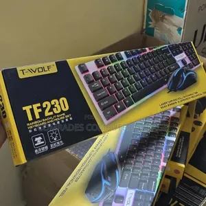 Rainbow Backlit Game Keyboard and Mouse Set.
