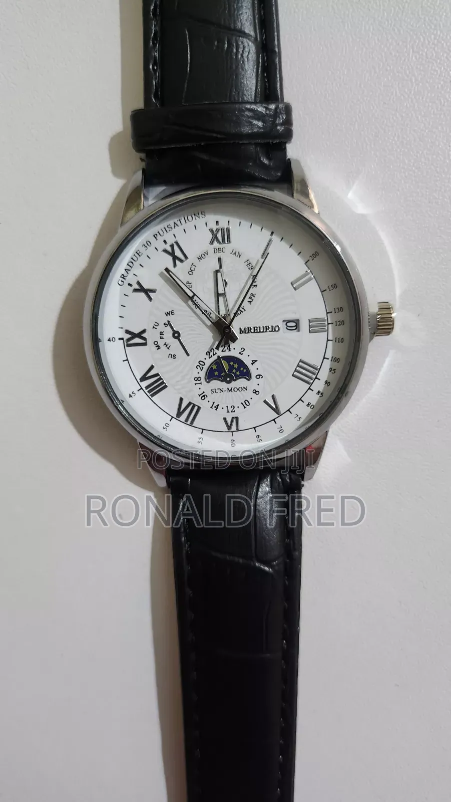 Leather Men's Watch