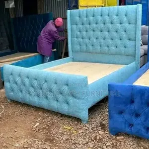 Blue 5 by 6 Bed + Free Delivery